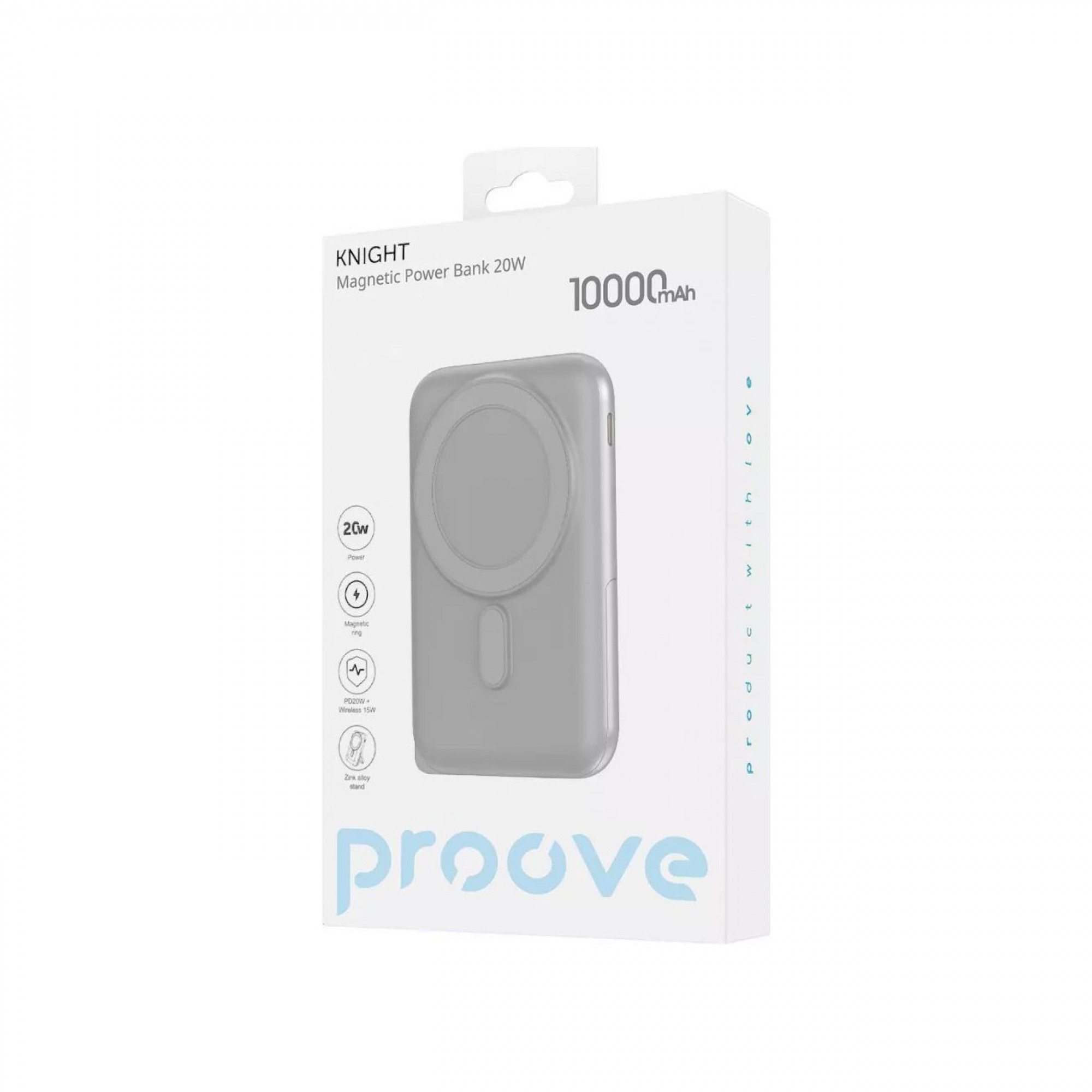 Power Bank Proove Knight 20W 10000mAh (dark gray)